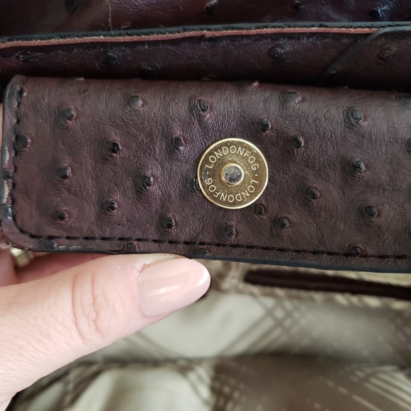 {London Fog} Wesley Satchel Top Handle Bag - Picture 8 of 8